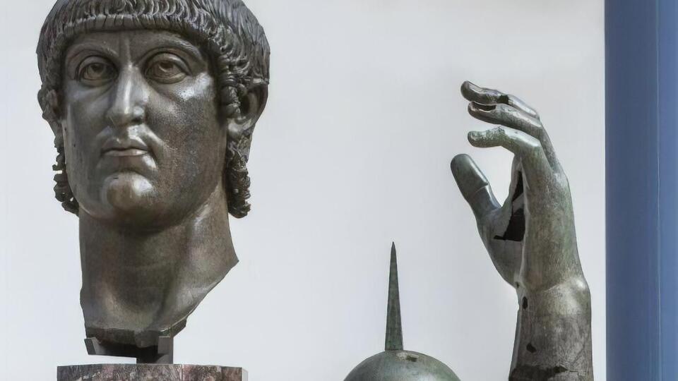 Основна частина статуї була в Капітолійському музеї Рима