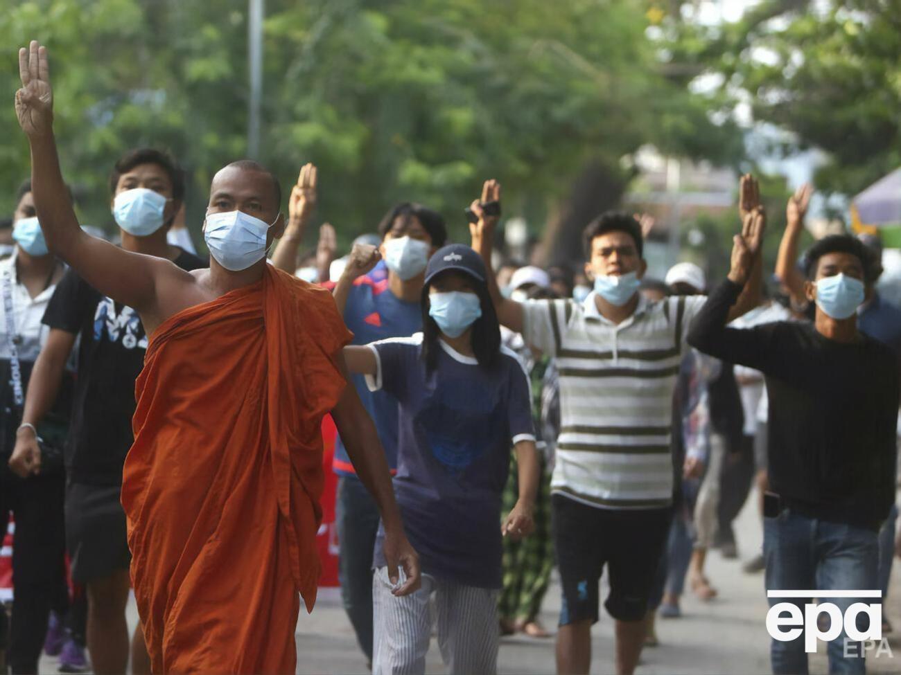 За час протестів у М'янмі загинуло 765 осіб