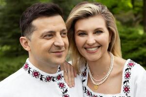 Супруги Зеленские: С Днем вышиванки!