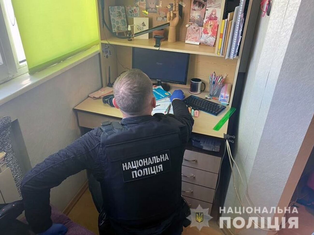 Під час обшуків у зловмисника вилучили комп'ютерну техніку, мобільний телефон і флеш-накопичувачі
