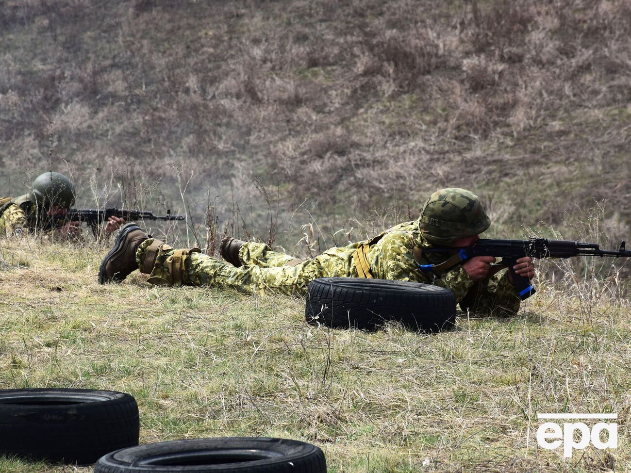 Украинские военные открывали ответный огонь