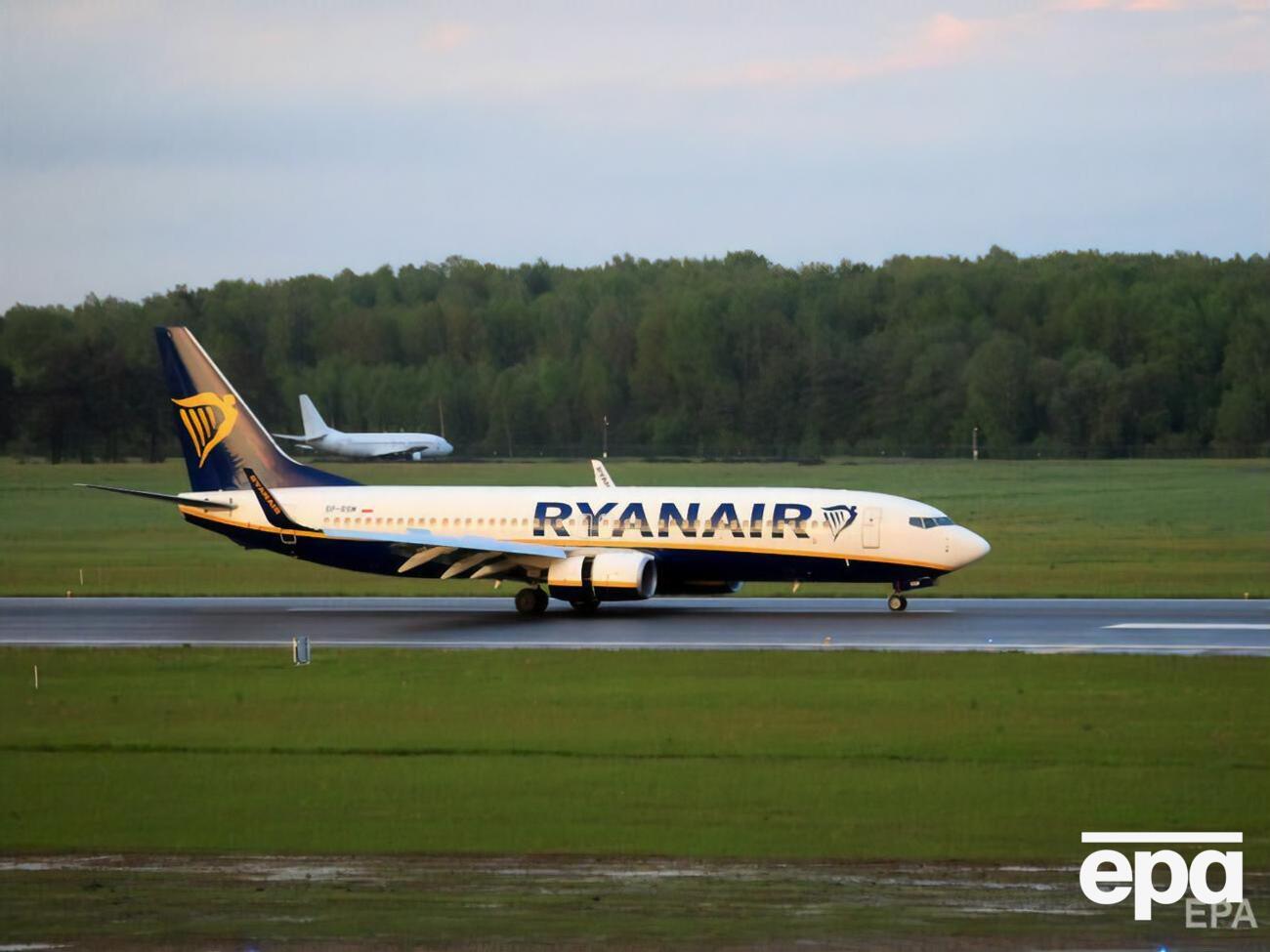 Рейс Ryanair перескерували до Мінська 23 травня
