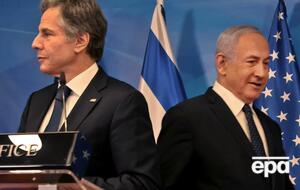 Блінкен (зліва на фото) заявив, що США підтримують право Ізраїлю на самооборону