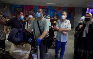 Украинцы из сектора Газа прилетели в Киев