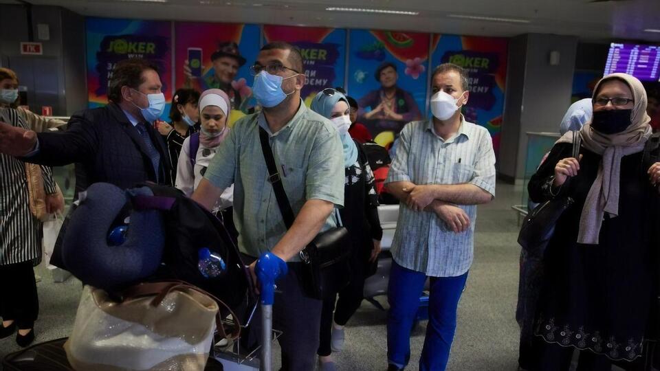 Украинцы из сектора Газа прилетели в Киев