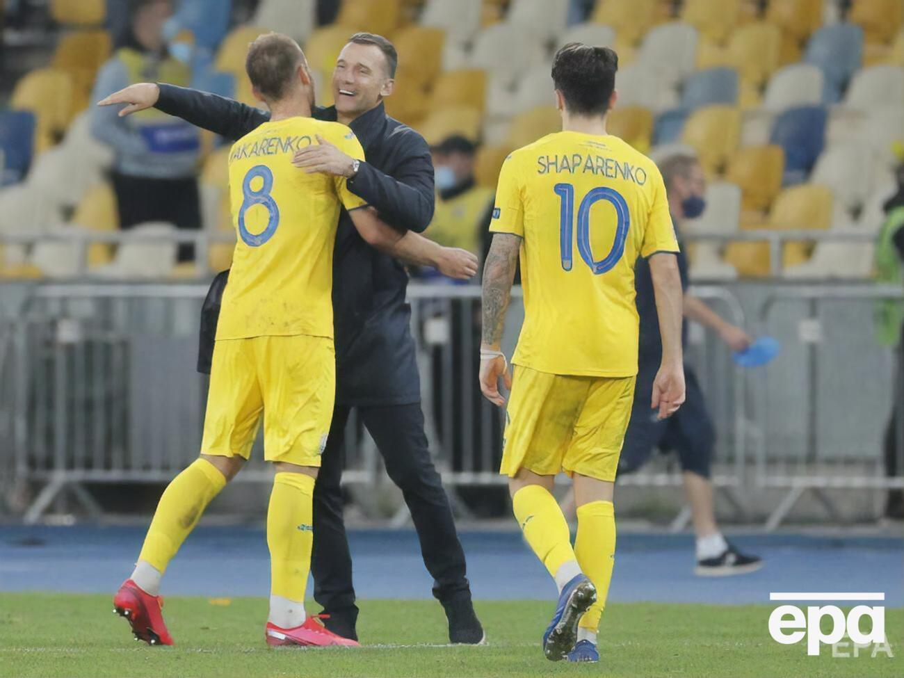 Среди европейских сборных Украина занимает 16-е место