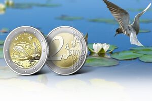 Надписи с ошибкой были сделаны на 10% монет, отметили в банке Литвы