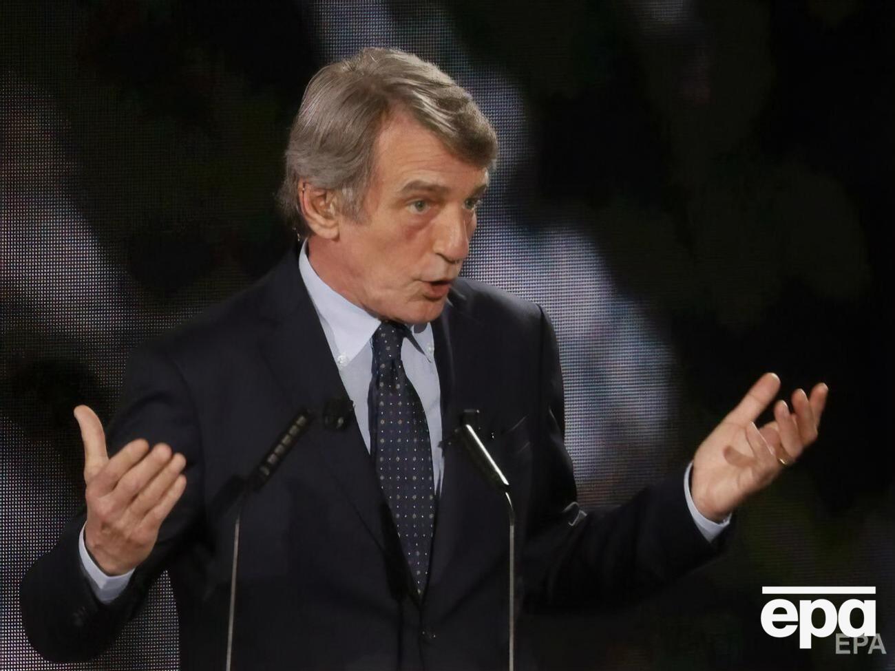 Сассоли назвал отношения ЕС с Россией "очень напряженными"