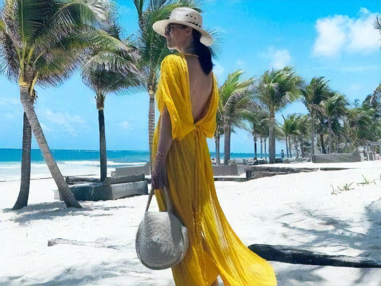 23 травня Єфросиніна повідомила, що разом із чоловіком полетіла на відпочинок до Мексики