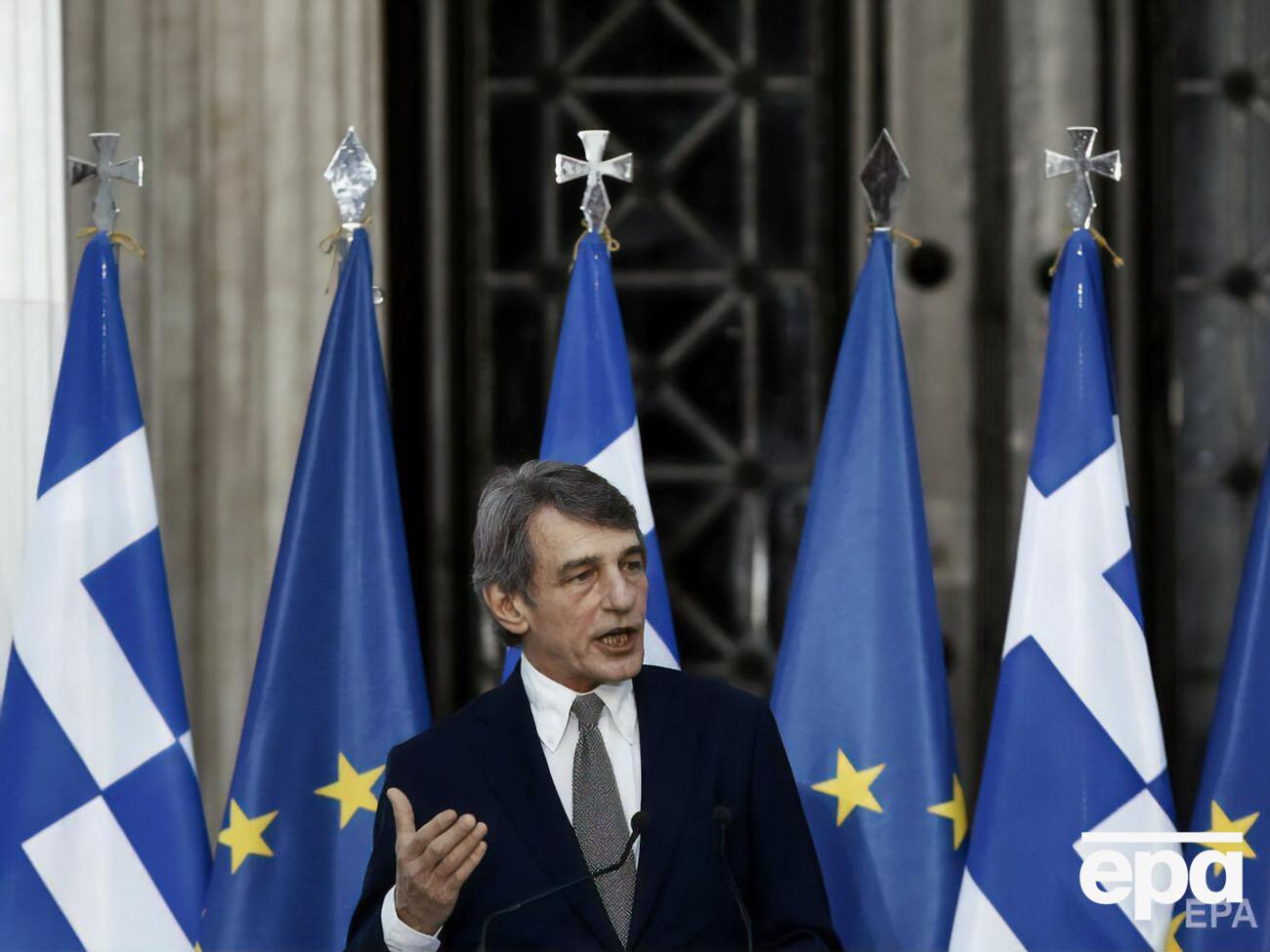 Сассоли&nbsp;считает, что&nbsp;первая реакция ЕС на вынужденную посадку самолета Ryanair и задержание Протасевича и Сапеги была "сильной и единодушной"