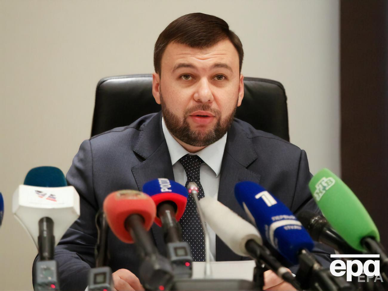 Пушилин заявил, что "жители Донбасса хотят быть причастными к формированию будущего России"