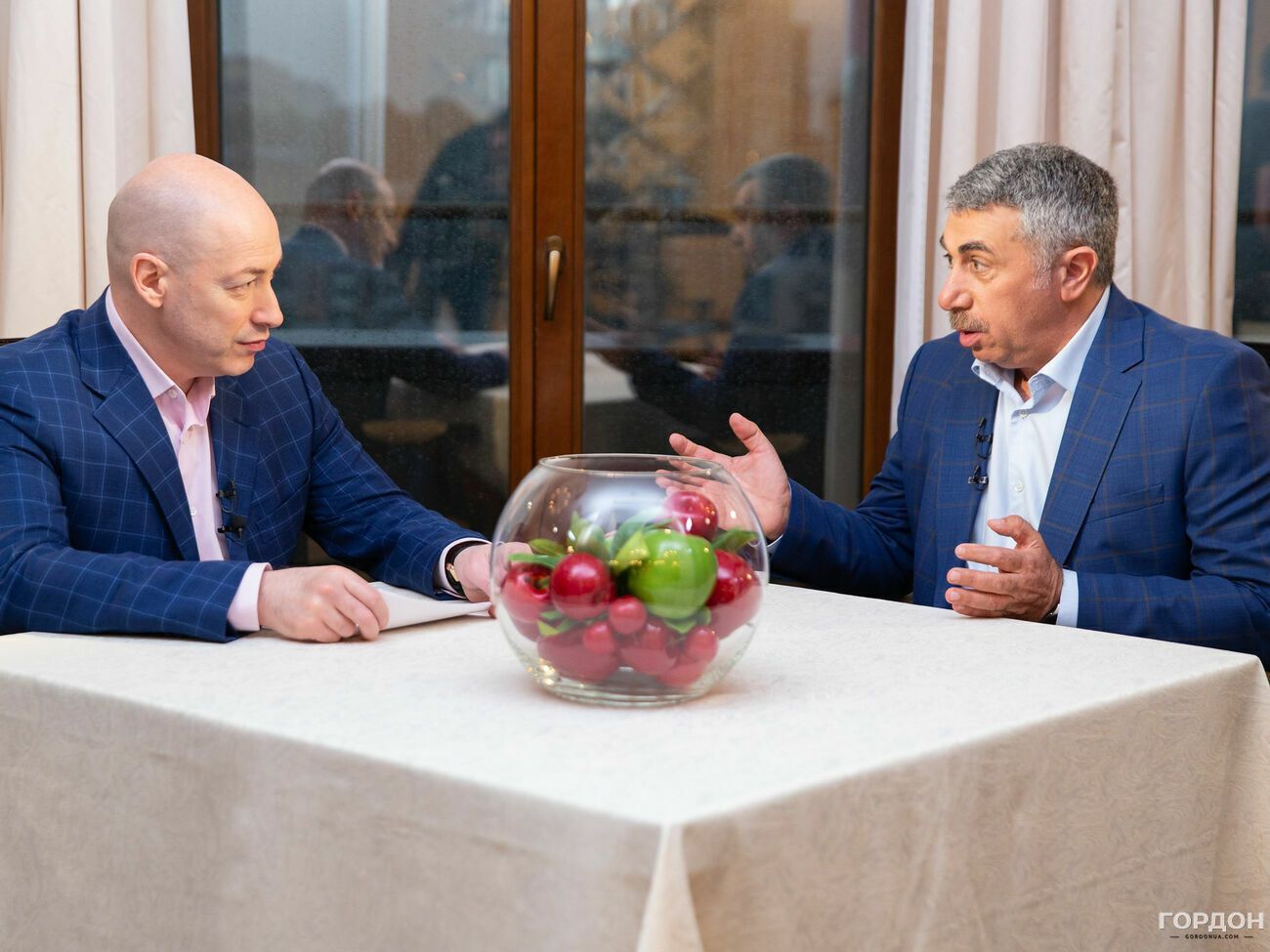 Комаровський (праворуч) розповів Гордону, коли в Україні буде нова хвиля поширення коронавірусної інфекції