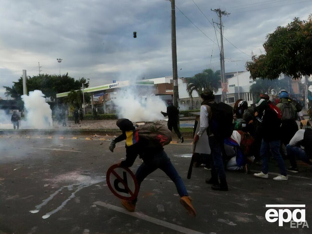 Уличные протесты проходят в крупнейших городах Колумбии
