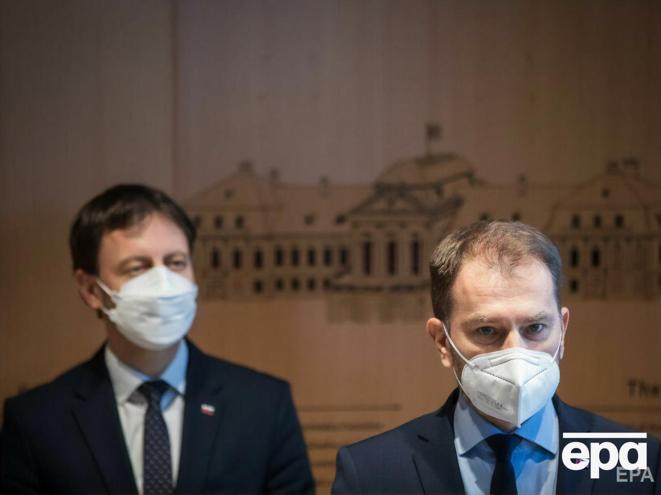 Геґер&nbsp;(ліворуч) і Матович помінялися посадами в уряді Словаччини