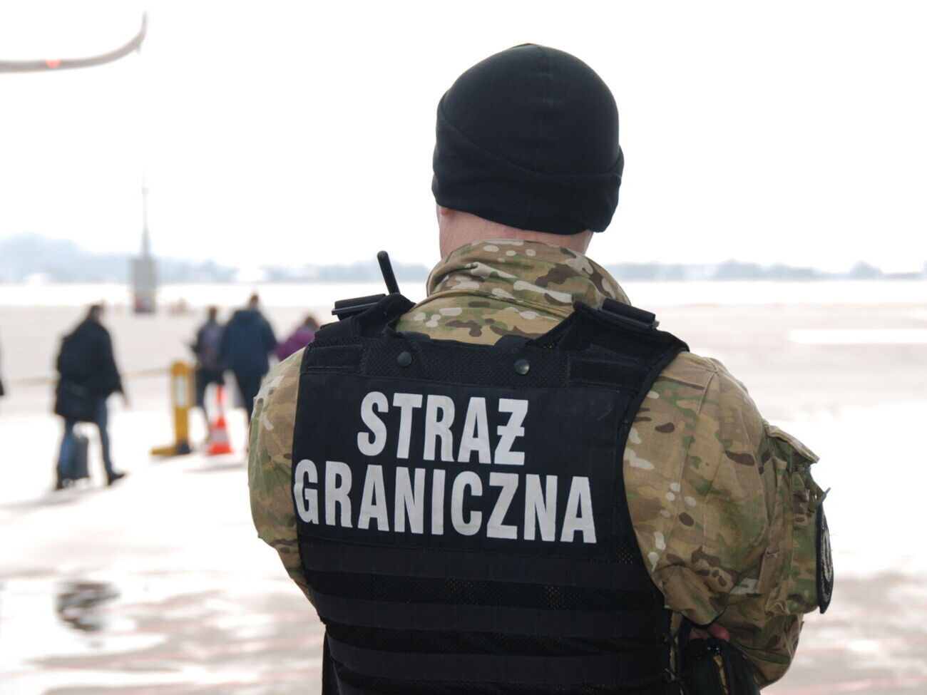 На рейс женщина не попала, сообщают польские пограничники