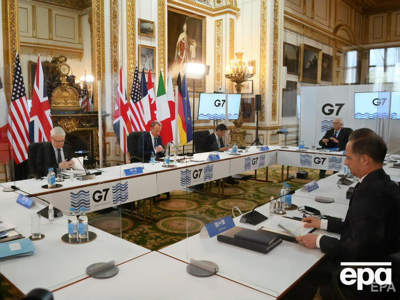 Министры иностранных дел G7 заявили о поддержке Украины