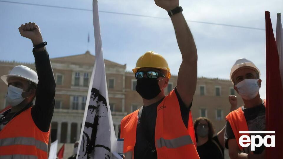 Профсоюзы Греции поддержали акции протеста