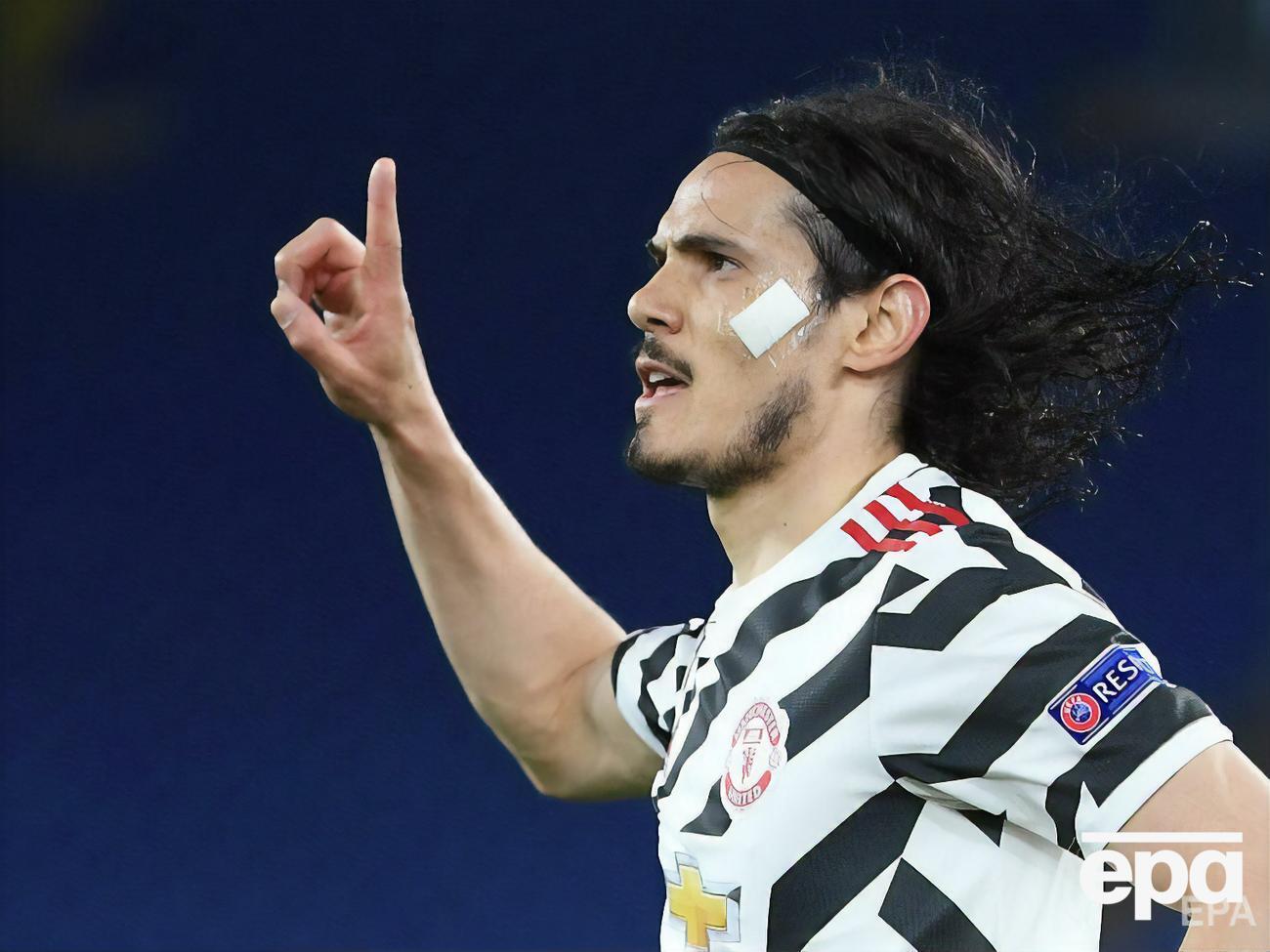 Двічі у воротах "Роми" відзначився форвард МЮ Кавані