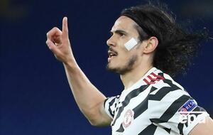 Дважды в воротах "Ромы" отличился форвард МЮ Кавани