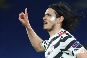 Двічі у воротах "Роми" відзначився форвард МЮ Кавані