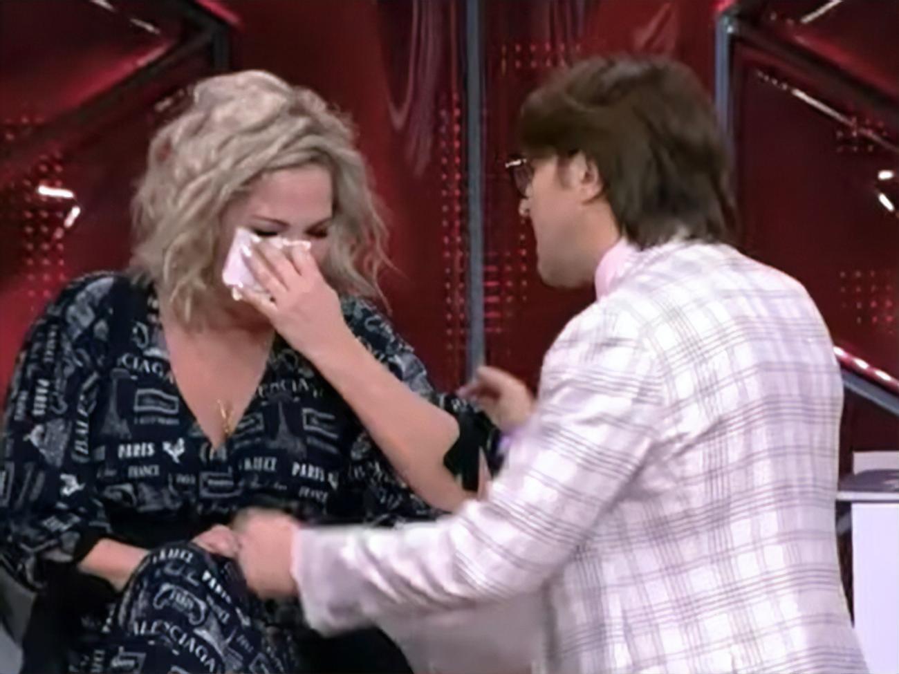 Максакова розридалася просто у студії