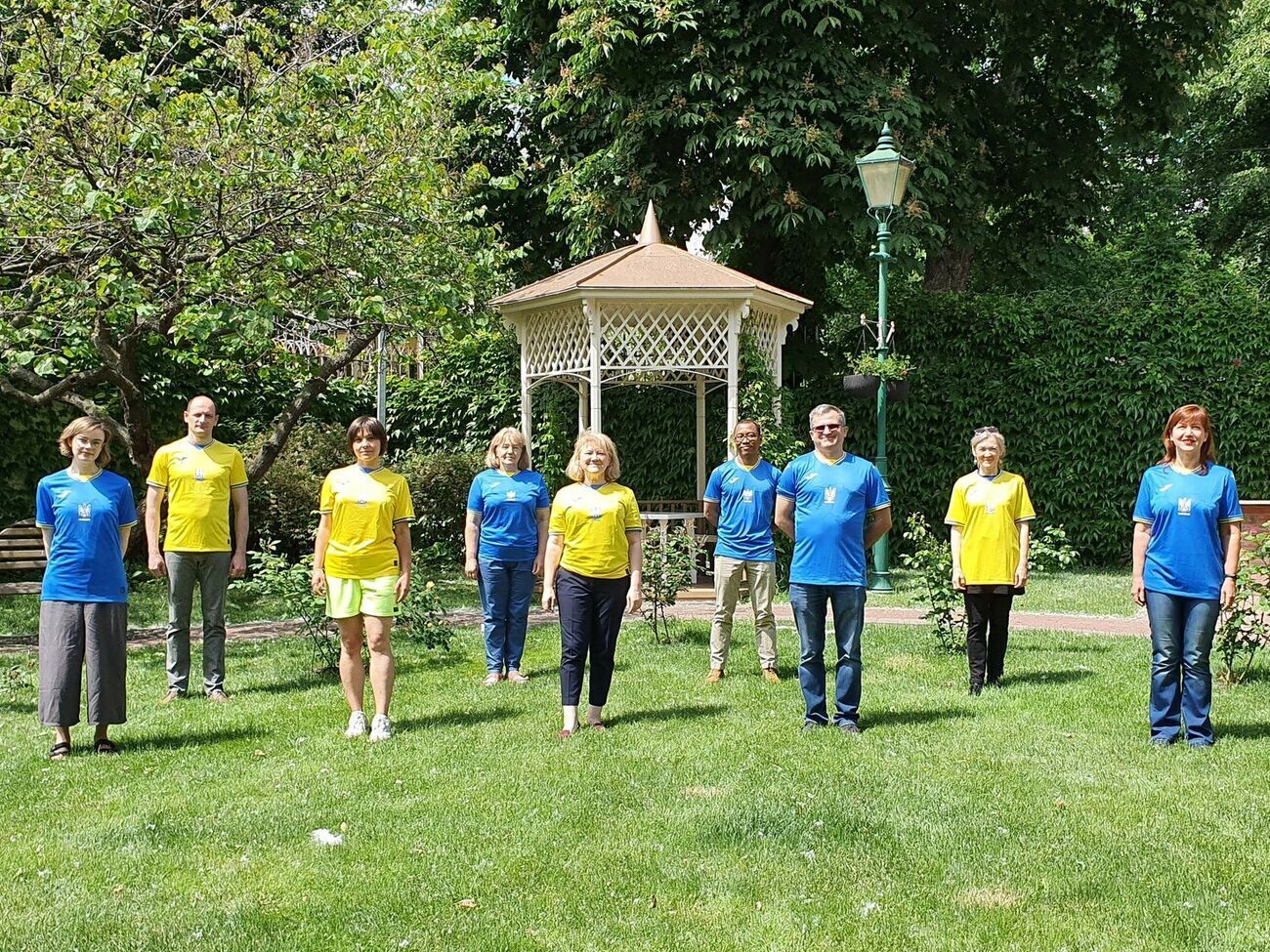 На форме сборной Украины изображена карта страны в ее международно признанных границах, отметили в посольстве Великобритании в Киеве