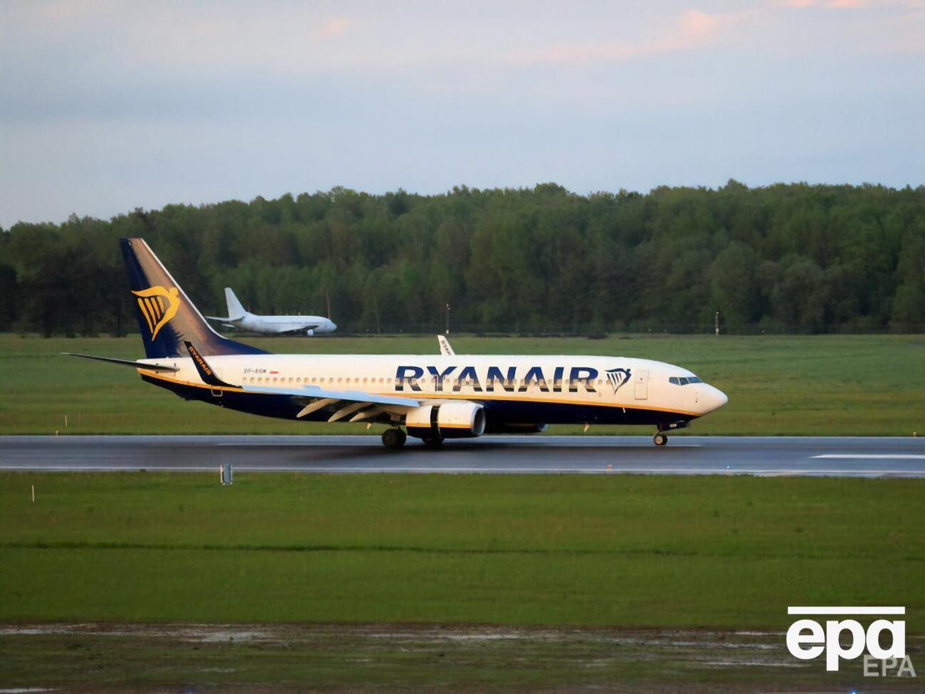 Самолет Ryanair был принудительно посажен 23 мая