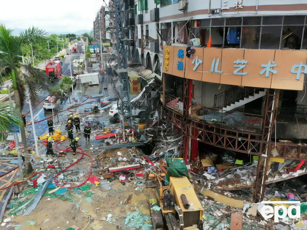 Взрыв произошел в двухэтажном здании
