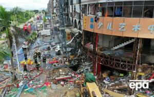 Взрыв произошел в двухэтажном здании