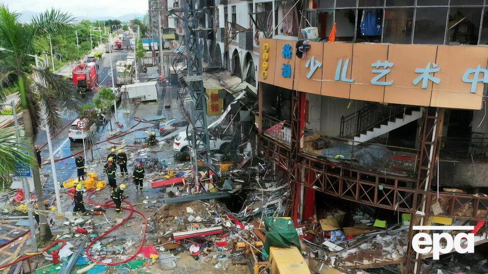 Взрыв произошел в двухэтажном здании