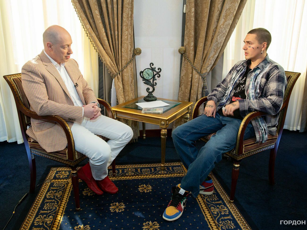 Гордон записал интервью с рэпером Face, когда тот приезжал в Украину