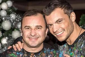 Виктор Павлик со старшим сыном, тоже музыкантом, Александром Павликом