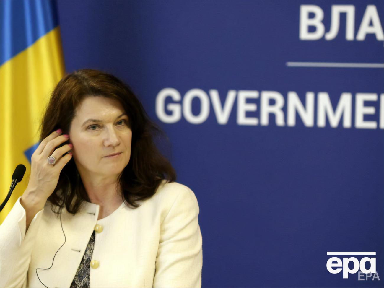 Лінде перебуває в Україні з другим візитом із початку року