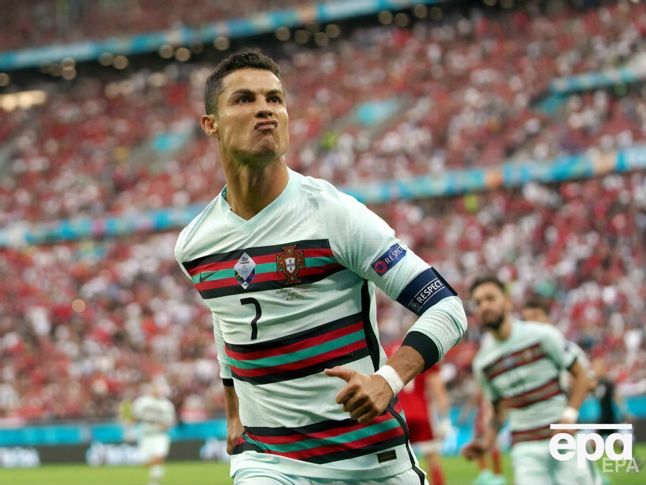 Роналду забил два мяча в ворота сборной Венгрии на Евро 2020