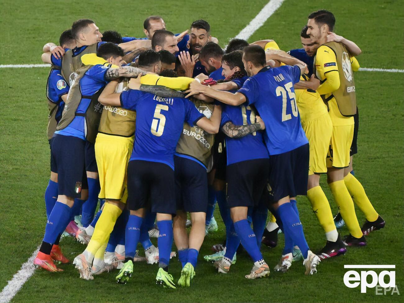 Итальянцы прошли дальше благодаря победе на собственном стадионе