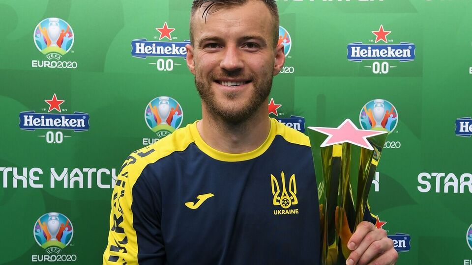 УЕФА назвал Ярмоленко лучшим игроком матча Украина – Северная Македония