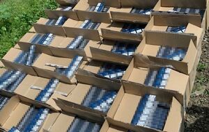 Cигареты были переправлены контрабандой через территорию РФ, отметили в СБУ