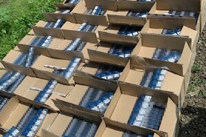 Cигареты были переправлены контрабандой через территорию РФ, отметили в СБУ