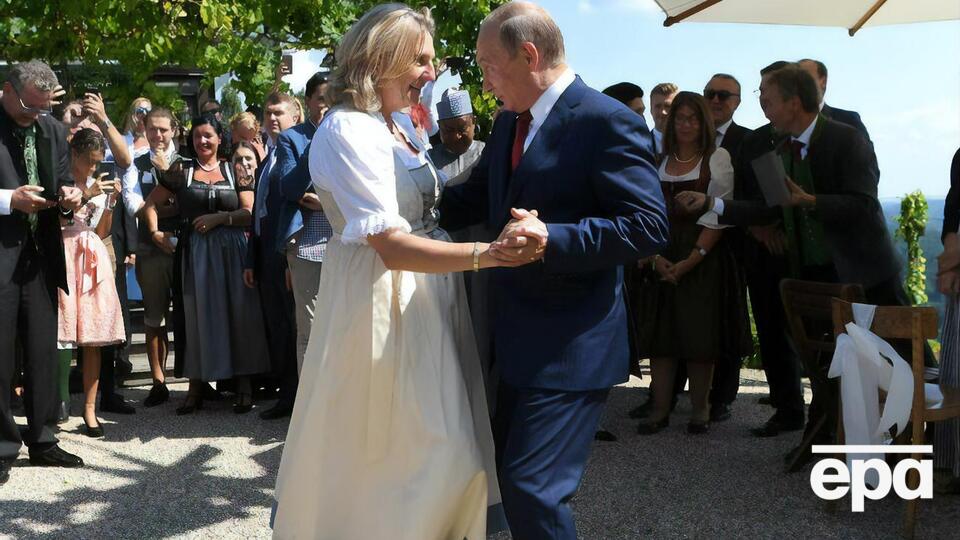 Кнайсль танцевала с российским президентом на своей свадьбе