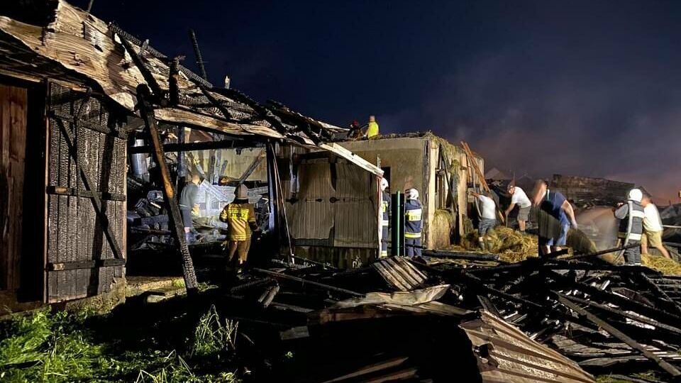 Пожежа виникла о 18.20 у селі Нова Бяла