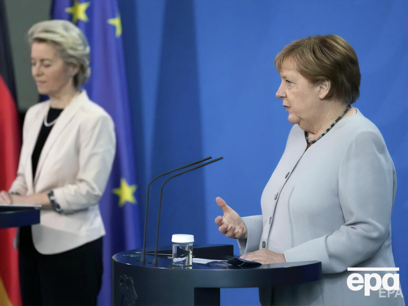 22 июня Меркель (справа) принимала главу Еврокомиссии Урсулу фон дер Ляйен