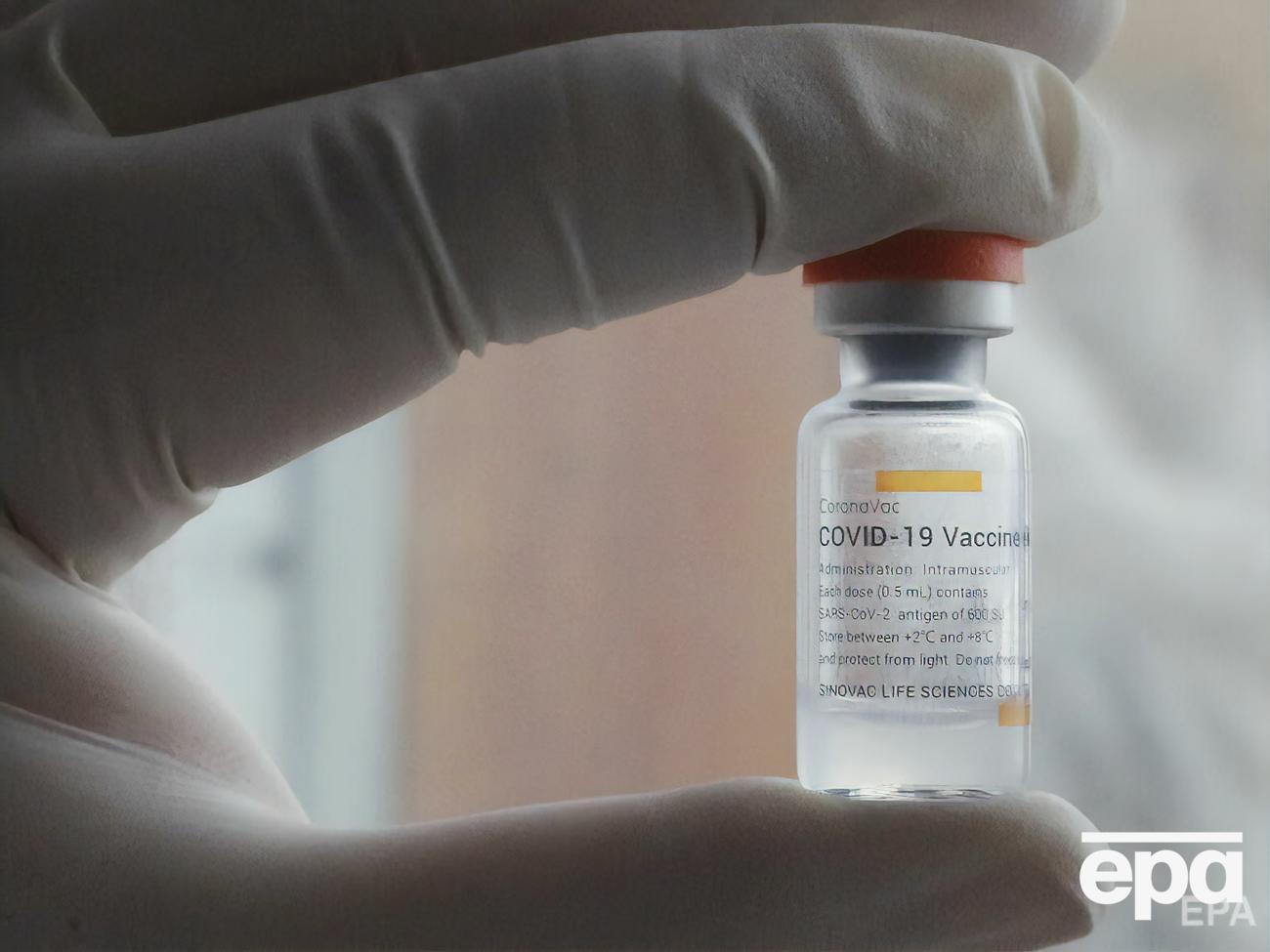 Вакцину Sinovac получили учреждения здравоохранения по всей Украине и центральная поликлиника МВД