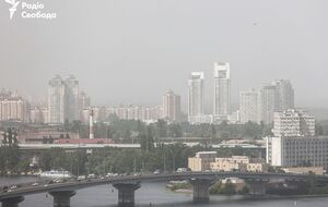 22 июня столицу Украины накрыла пылевая буря, пришедшая из России