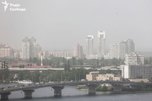 22 июня столицу Украины накрыла пылевая буря, пришедшая из России