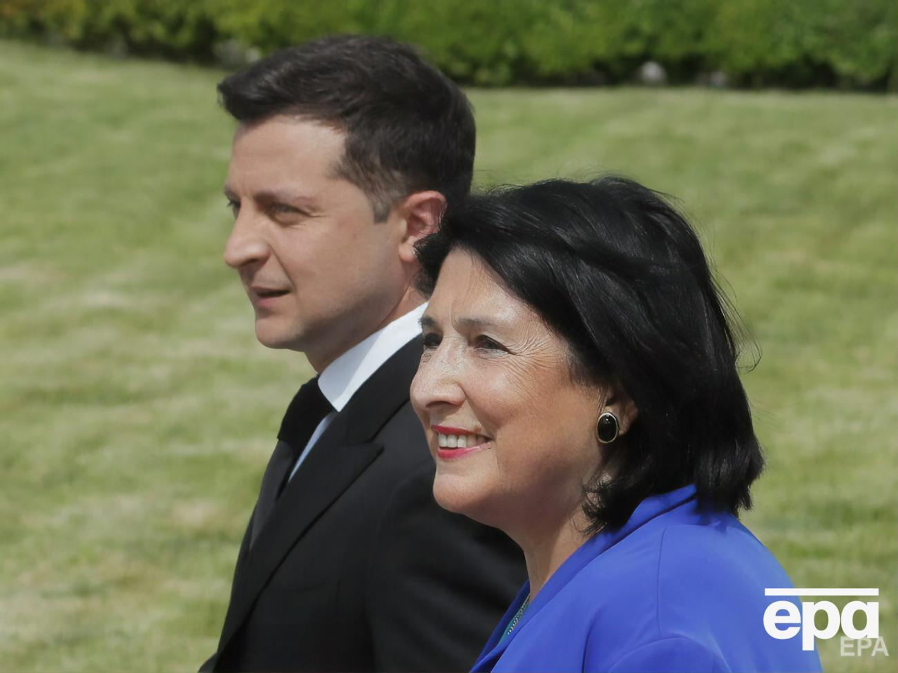 Зеленський зустрів Зурабішвілі в Києві