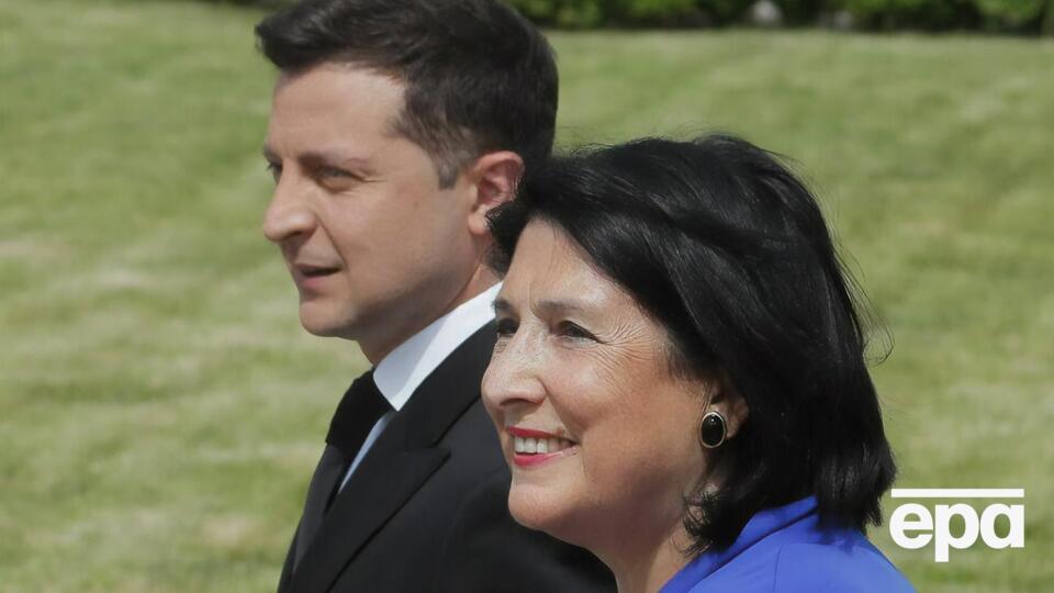 Зеленський зустрів Зурабішвілі в Києві