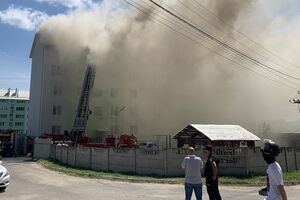 Из-за взрыва в пятиэтажке выгорели несколько квартир