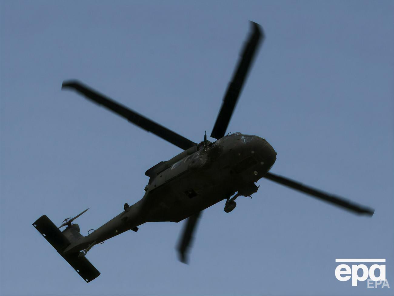 Вертолет был получен недавно