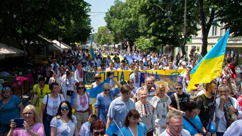 В Одесі відбувся щорічний "Мегамарш у вишиванках". Фоторепортаж