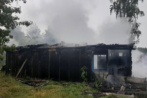 К вечеру пожар потушили